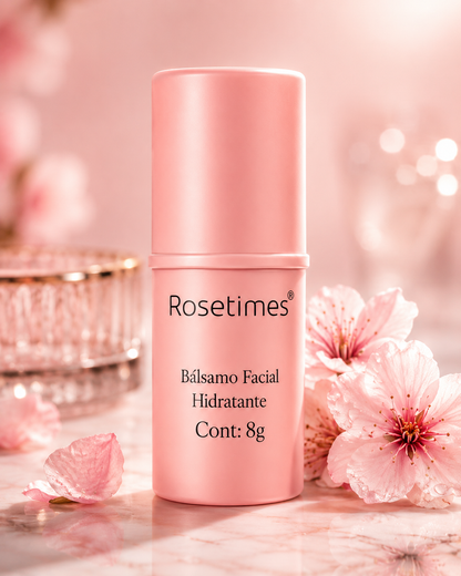Bálsamo Facial en Stick Rosetimes™ | Hidratación 24H, Firmeza y Luminosidad Instantánea