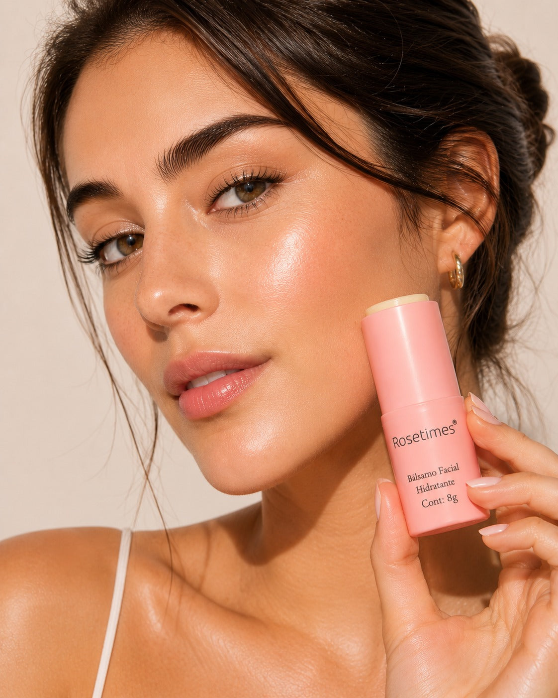 Bálsamo Facial en Stick Rosetimes™ | Hidratación 24H, Firmeza y Luminosidad Instantánea