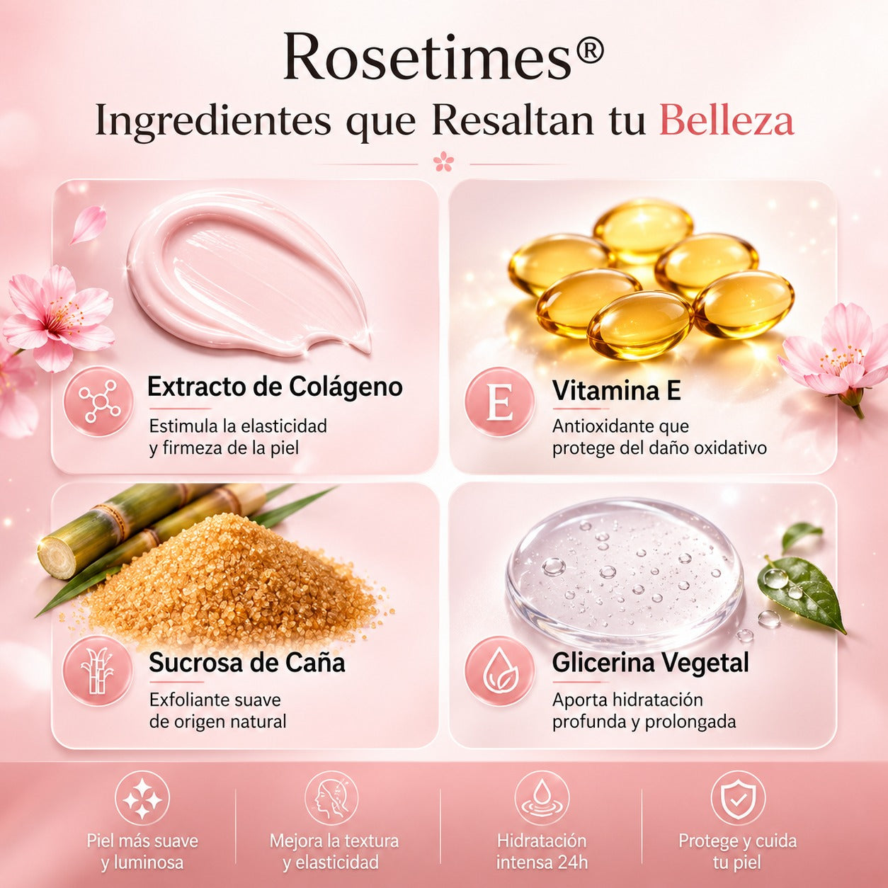 Bálsamo Facial en Stick Rosetimes™ | Hidratación 24H, Firmeza y Luminosidad Instantánea