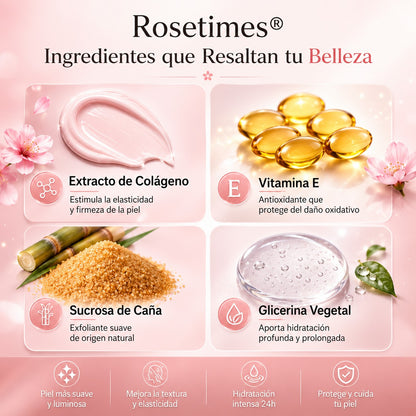 Bálsamo Facial en Stick Rosetimes™ | Hidratación 24H, Firmeza y Luminosidad Instantánea