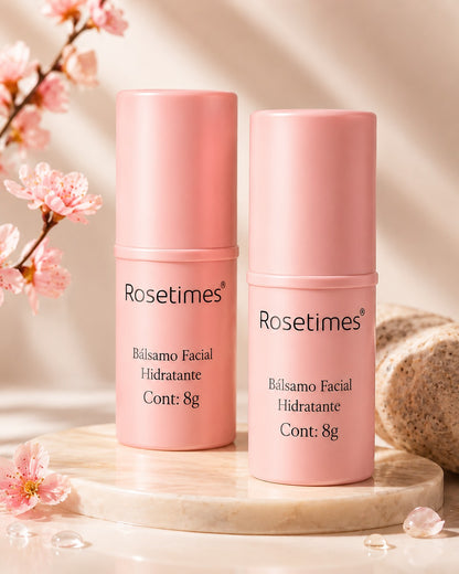Bálsamo Facial en Stick Rosetimes™ | Hidratación 24H, Firmeza y Luminosidad Instantánea