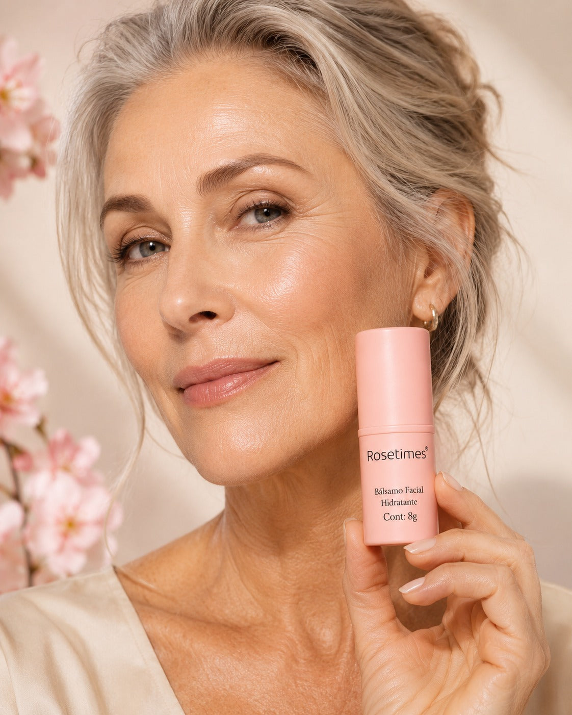 Bálsamo Facial en Stick Rosetimes™ | Hidratación 24H, Firmeza y Luminosidad Instantánea