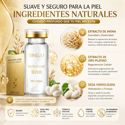 Set de Hilos Tensores Absorbibles de Colágeno + Sérum Facial de Regalo 🎁